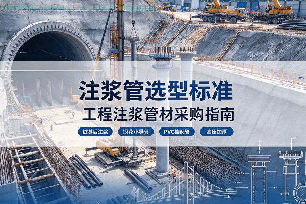 象州注浆管选型标准
