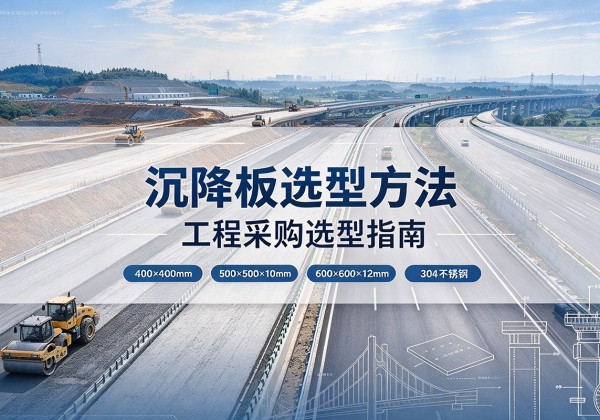 象州沉降板选择方法